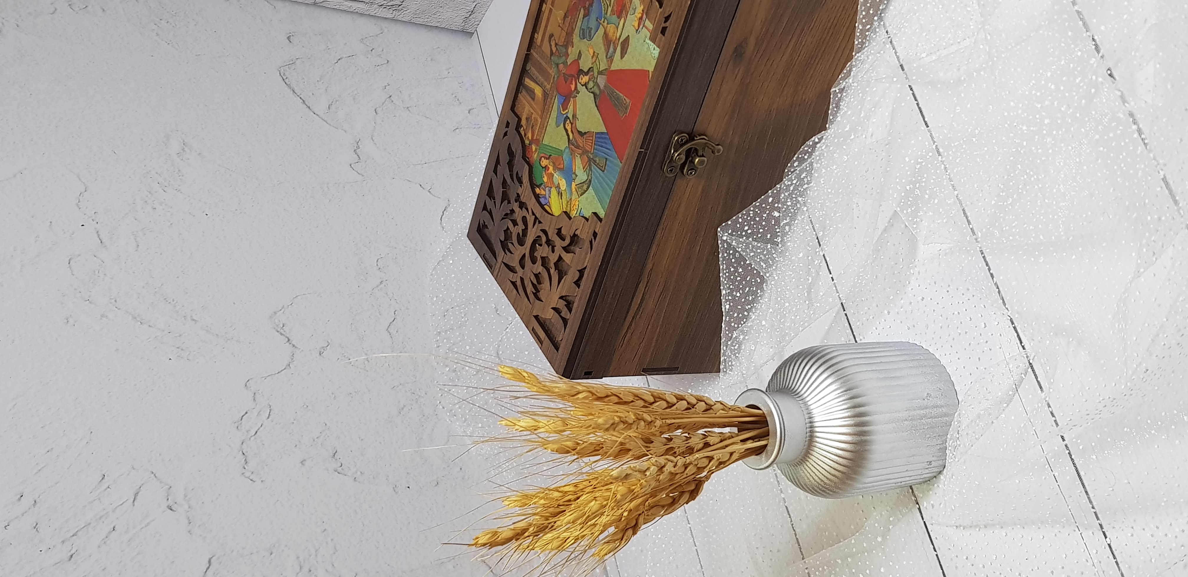 جعبه چوبی لاکچری کد 9032